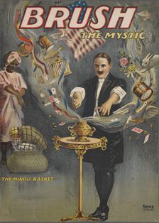 Brush the Mystic: the Hindu basket, c1920. Creator: Unknown
