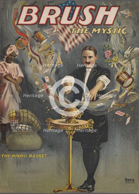 Brush the Mystic: the Hindu basket, c1920. Creator: Unknown.