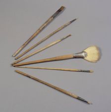 Brushes of different sizes, before 1932. Creator: Unknown