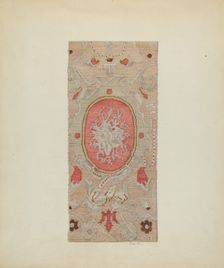 Brussels Carpet, c. 1937. Creator: Charlotte Winter