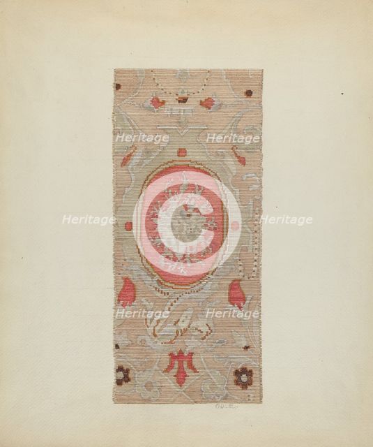 Brussels Carpet, c. 1937. Creator: Charlotte Winter.