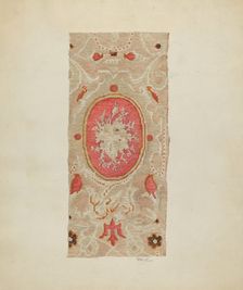 Brussels Carpet, c. 1937. Creator: Charlotte Winter