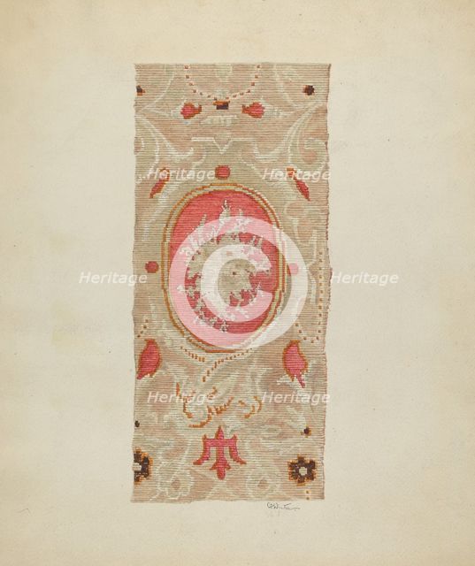 Brussels Carpet, c. 1937. Creator: Charlotte Winter.