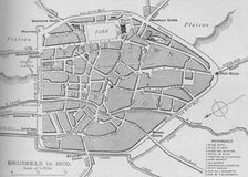 Brussels in 1830 - Plan 1902
