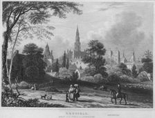 Brussels, near the Porte D'Anderlecht 1850. Artist: Shury & Son