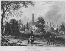 Brussels, near the Porte D'Anderlecht 1850. Artist: Shury & Son