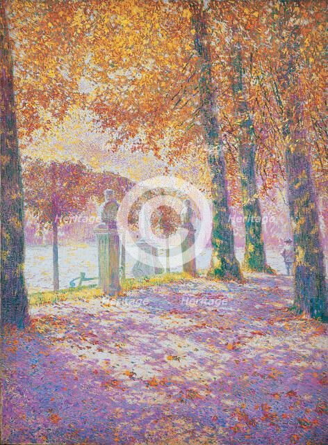 Brussels Park. Artist: Gailliard, Franz (1861-1932)