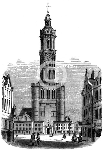 Brussels town hall, 17th century (1849). Artist: Unknown