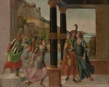 Brutus and Porcia, c1490. Creator: Bernardino Orsi