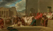 Brutus Condemning His Sons To Death, 1788. Creator: Guillaume Lethiere