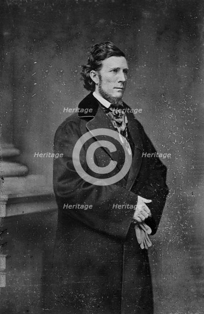 Brutus Junius Clay of Kentucky, between 1855 and 1865. Creator: Unknown.