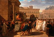 Brutus Listening to the Ambassadors from the Tarquins, c1815. Creator: Louis Lafitte