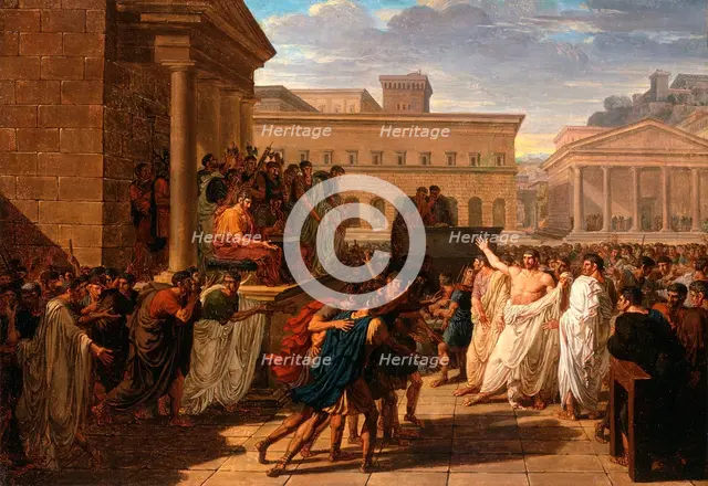 Brutus Listening to the Ambassadors from the Tarquins, c1815. Creator: Louis Lafitte.