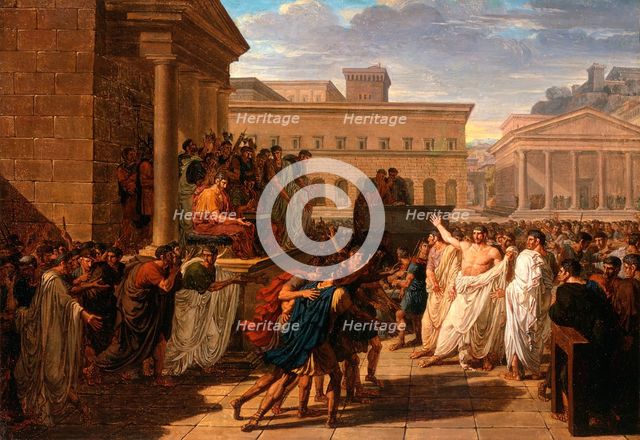 Brutus Listening to the Ambassadors from the Tarquins, c1815. Creator: Louis Lafitte.