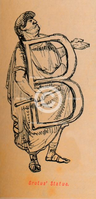 'Brutus' Status', 1852. Artist: John Leech.