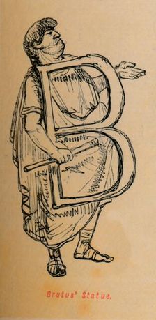 Brutus Status 1852. Artist: John Leech