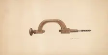 Brace and Bit, c. 1941. Creator: Violet Hartenstein