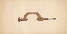 Brace and Bit, c. 1941. Creator: Violet Hartenstein