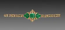 Bracelet, 1700s. Creator: Unknown