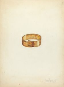 Bracelet, 1935/1942. Creator: Anne Nemtzoff
