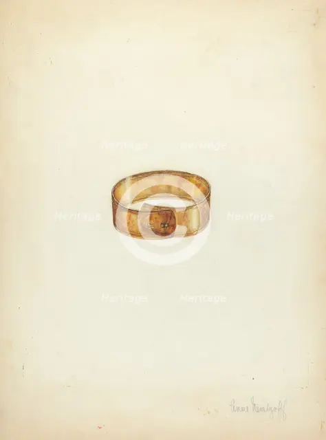 Bracelet, 1935/1942. Creator: Anne Nemtzoff.