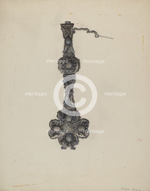 Bracelet, 1935/1942. Creator: Edna C. Rex.
