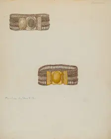 Bracelet, 1935/1942. Creator: Marion Gaskill