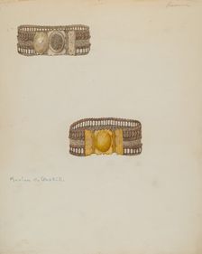 Bracelet, 1935/1942. Creator: Marion Gaskill
