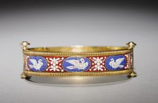 Bracelet, c. 1860-1870. Creator: Fortunato Pio Castellani Firm (Italian), attributed to