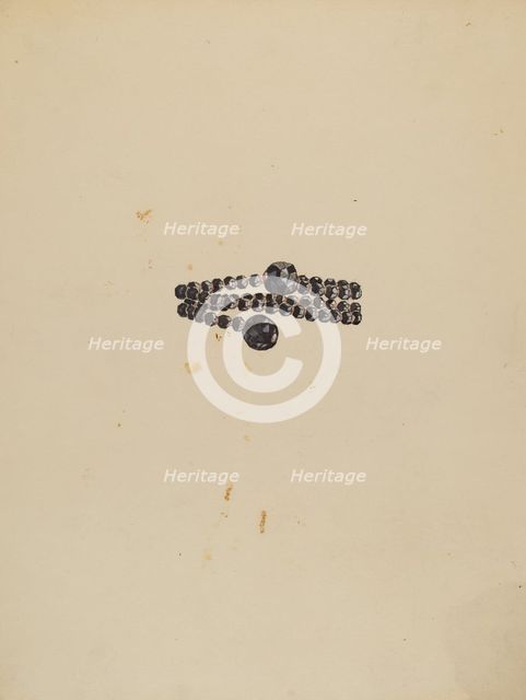 Bracelet, c. 1936. Creator: Gladys Cook.