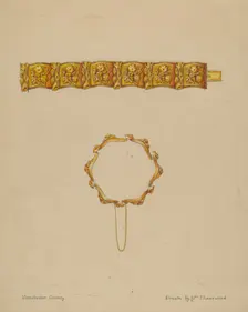 Bracelet, c. 1936. Creator: William P. Shearwood