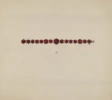Bracelet, c. 1937. Creator: William High