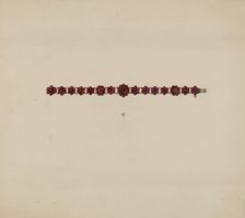 Bracelet, c. 1937. Creator: William High