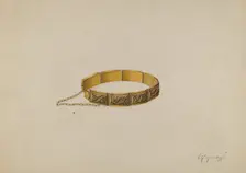 Bracelet, c. 1939. Creator: Walter G. Capuozzo