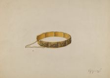 Bracelet, c. 1939. Creator: Walter G. Capuozzo