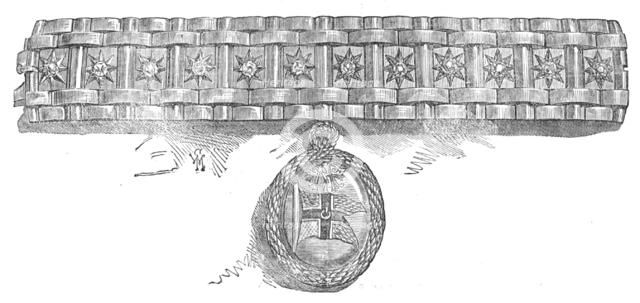 Bracelet given by the Royal Albert Yacht Club to the Duchess of Edinburgh, 1874. Creator: Unknown.