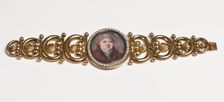 Bracelet for a Portrait Miniature (see NMB 2349a), 1841. Creator: Anders Lundquist