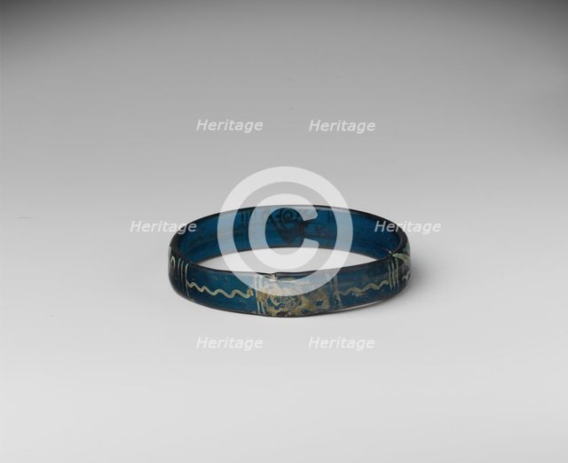 Bracelet with Birds and Geometric Patterns, Byzantine, 1100-1400. Creator: Unknown.