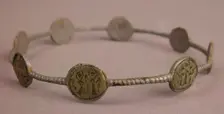 Bracelet with Holy Figures, Egypt, 5th-7th century. Creator: Unknown