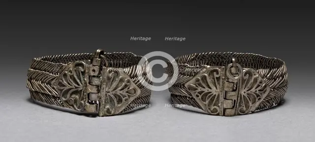 Bracelets, 1700s-1800s. Creator: Unknown.