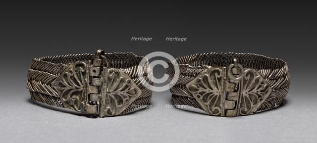 Bracelets, 1700s-1800s. Creator: Unknown.