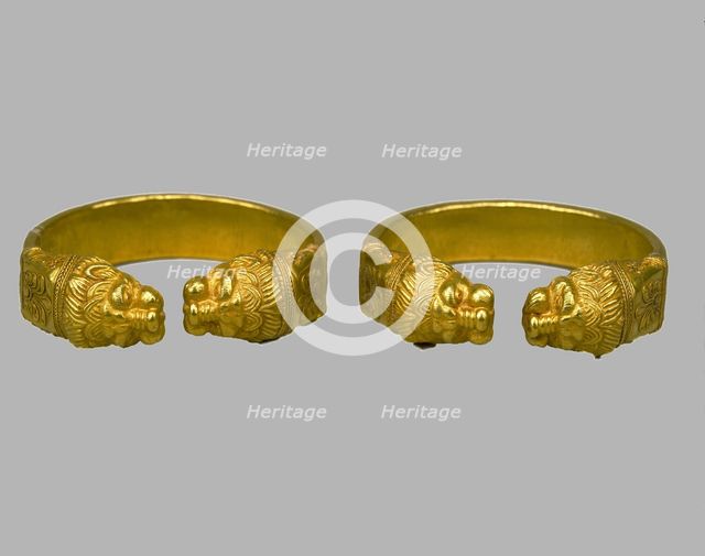Bracelets, 4th century BC. Artist: Scythian Art  