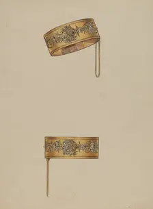Bracelets, c. 1936. Creator: Bertha Semple