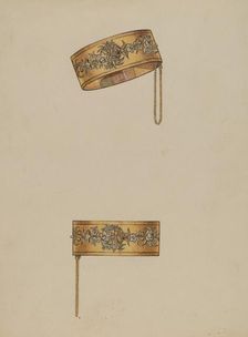 Bracelets, c. 1936. Creator: Bertha Semple