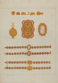 Bracelets, c. 1937. Creator: Tulita Westfall