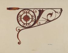 Bracket, c. 1940. Creator: Alvin J. Doria