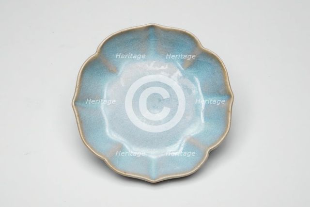 Bracket-Lobed Dish, Southern Song dynasty (1127-1279). Creator: Unknown.