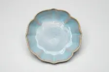 Bracket-Lobed Dish, Southern Song dynasty (1127-1279). Creator: Unknown