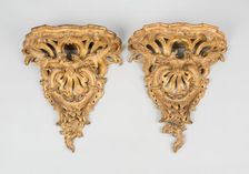 Bracket (one of two), France, c. 1735. Creator: Unknown