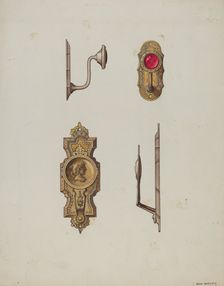 Brackets, c. 1937. Creator: Dana Bartlett